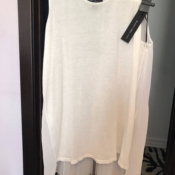 Chico's Black Label Pleated Sweater Tank - Picture 8 of 11